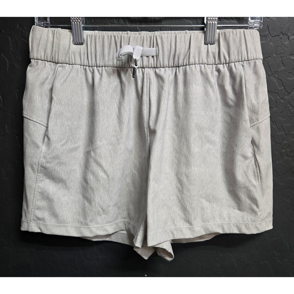 Willit Men's Light Gray Space Dye Athletic Hiking Lounge Running Shorts Size S